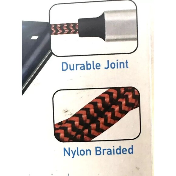 😍SONTAX Type C to Type C Data Cables Durable Braided‎  4 Pack LOW PRICE - Picture 3 of 6
